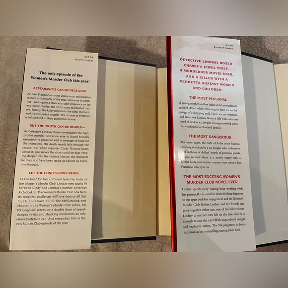 Lot/2 James Patterson Women’s Murder Club Hardback Novels - Picture 7 of 7